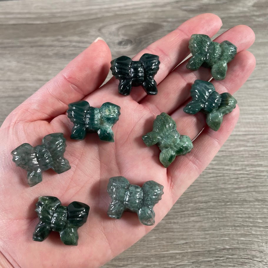 Butterfly Gemstone Figurine Small Hand-Carved Crystal Sculpture Wholesale