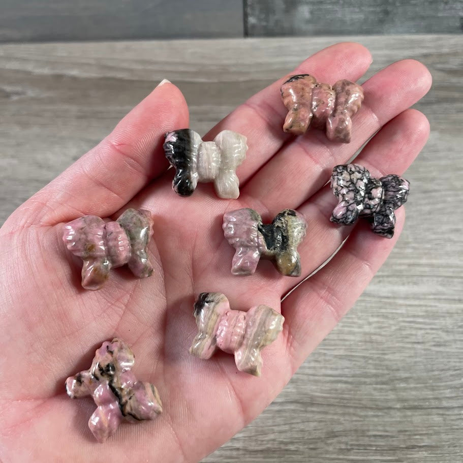 Butterfly Gemstone Figurine Small Hand-Carved Crystal Sculpture Wholesale