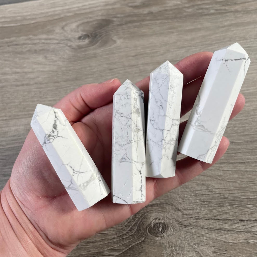 howlite wholesale obelisks for rock shops