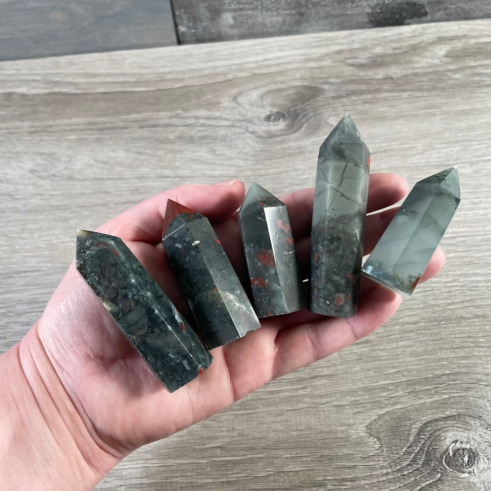 Gemstone Obelisk 1-2 oz | Small Crystal Tower, Grids & Decor