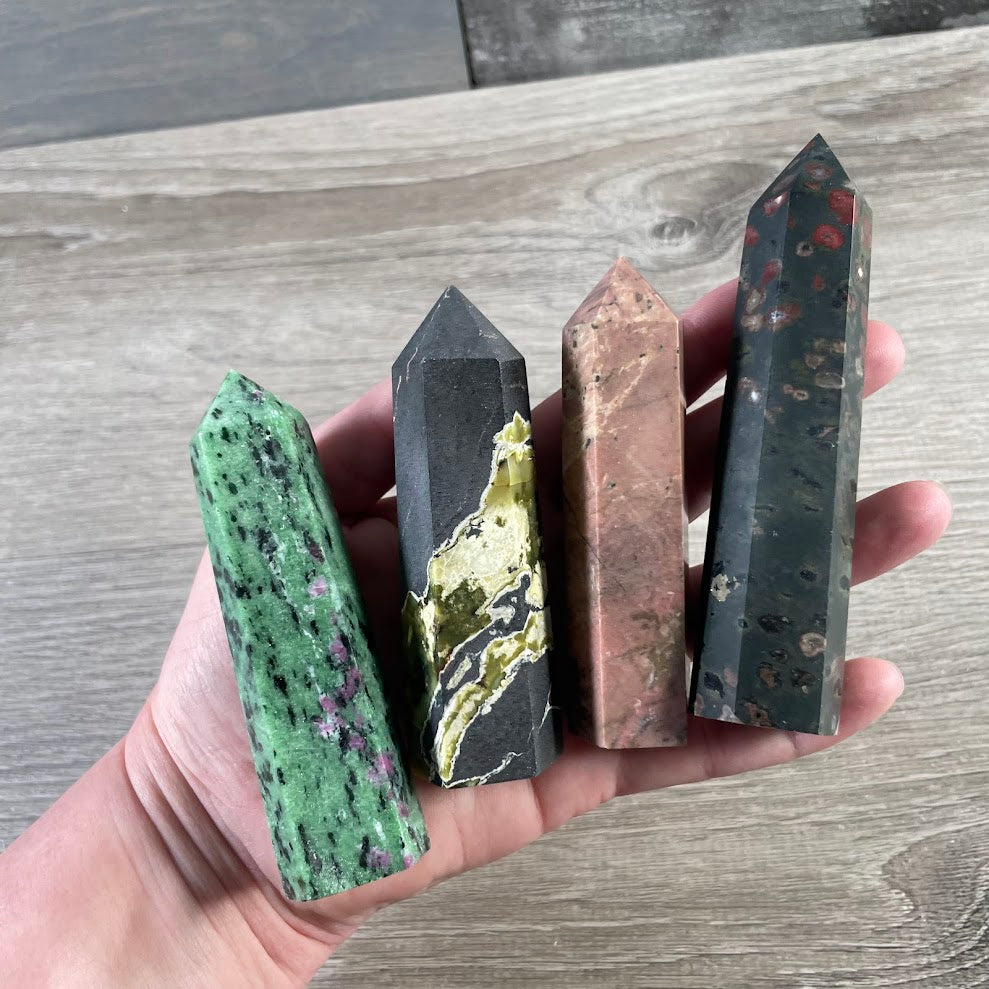 polished crystal obelisk points wholesale healing crystals