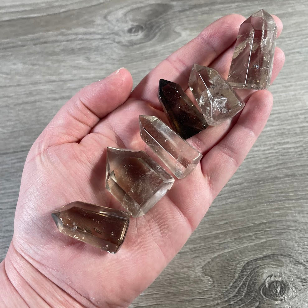 smoky quartz small crystal obelisk rock shop supply