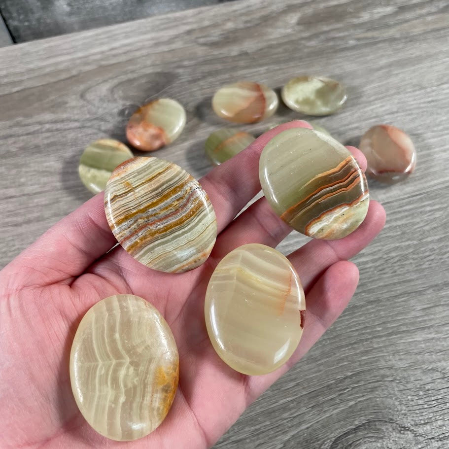 Gemstone Palm Stones 45mm – Bulk Crystal Supplies