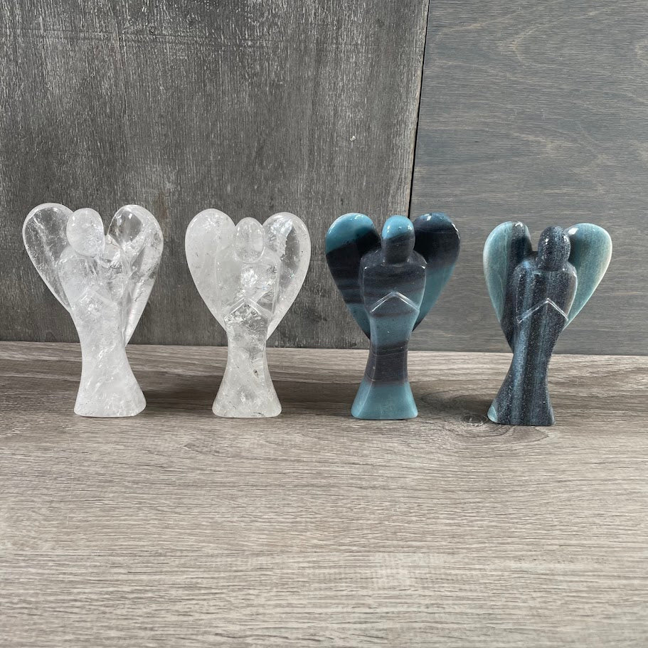 Wholesale gemstone angel statues for energy work