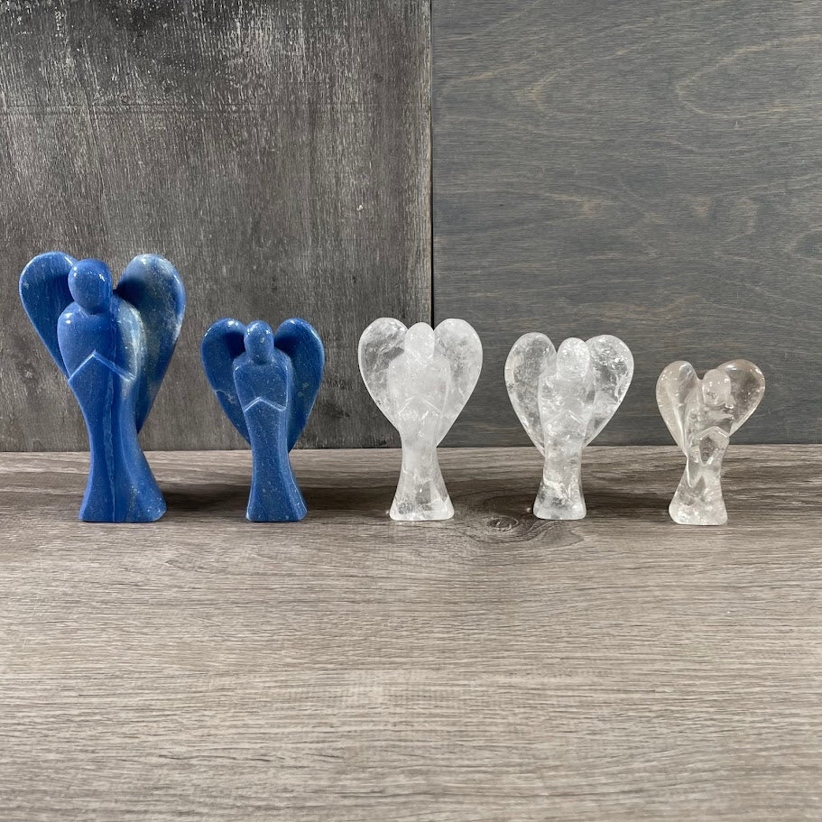 Brazilian Gemstone Angel Figurines – Bulk Lot for Resale