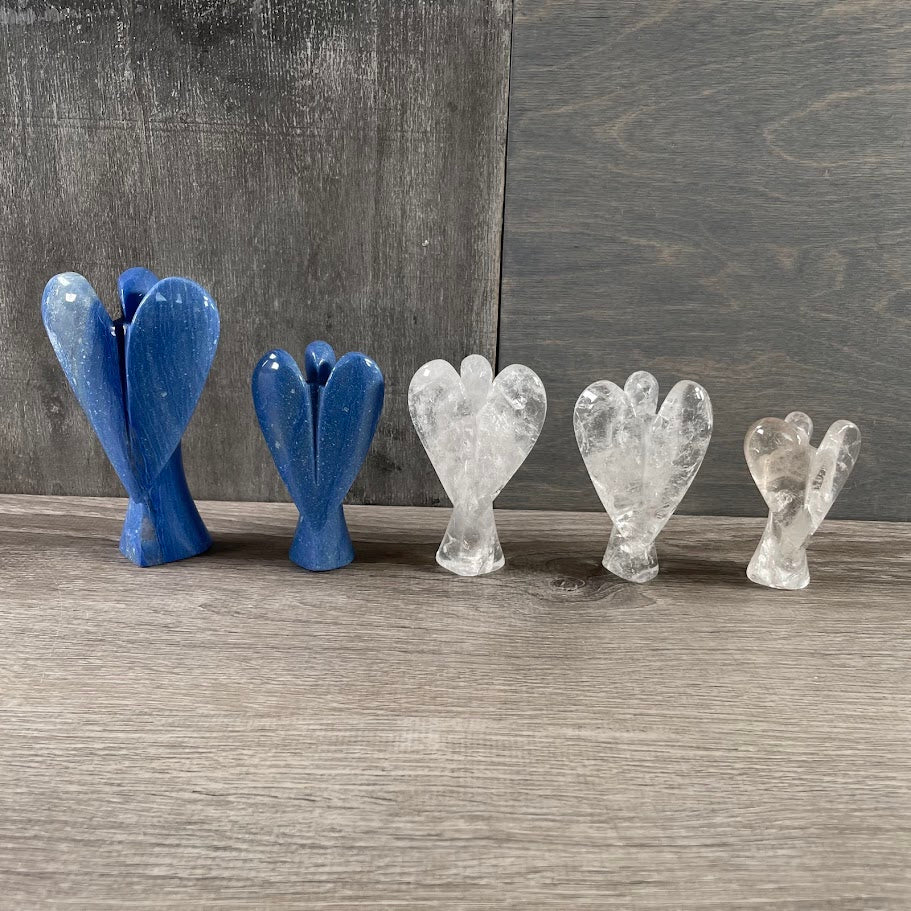 Brazilian Gemstone Angel Figurines – Bulk Lot for Resale
