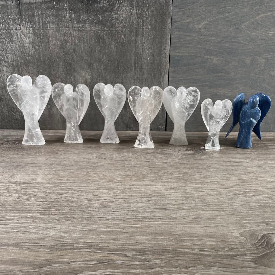 Brazilian Gemstone Angel Figurines – Bulk Lot for Resale