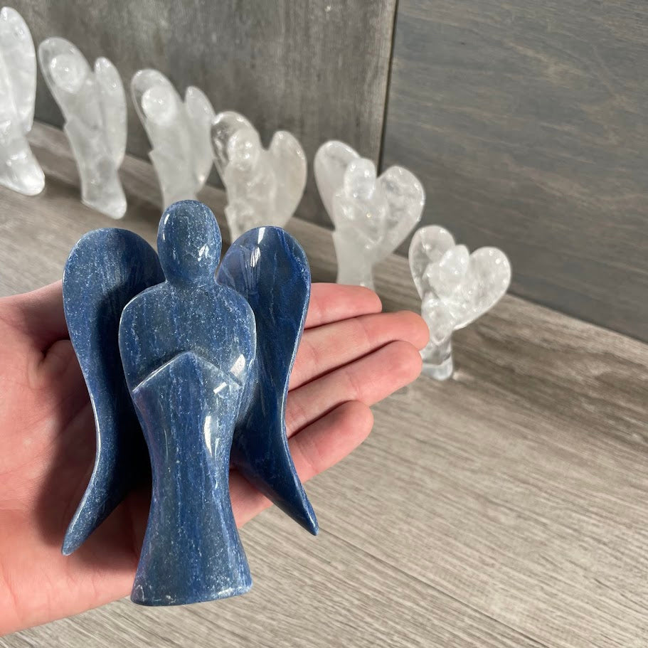 Brazilian Gemstone Angel Figurines – Bulk Lot for Resale
