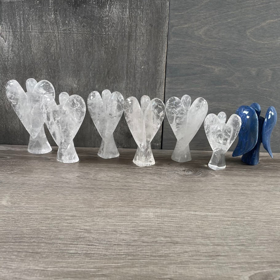 Brazilian Gemstone Angel Figurines – Bulk Lot for Resale