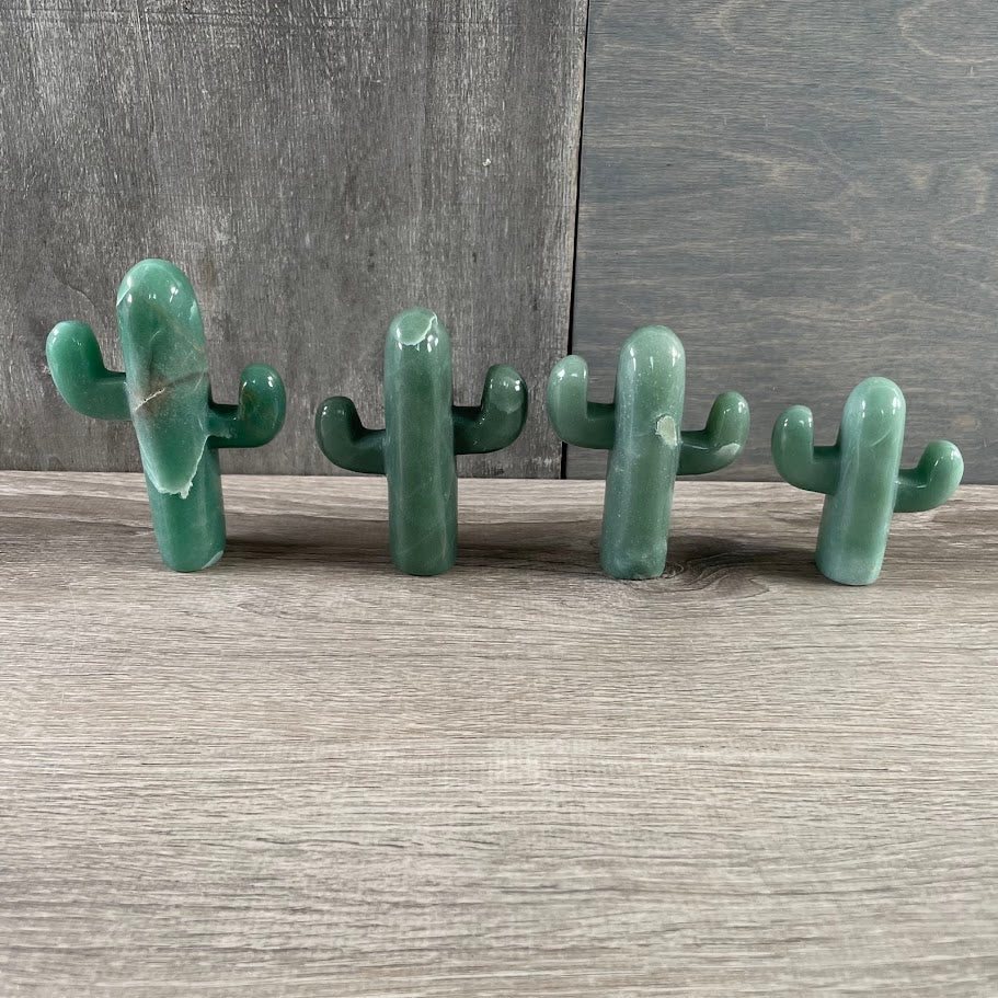 Wholesale aventurine crystal cactus decor