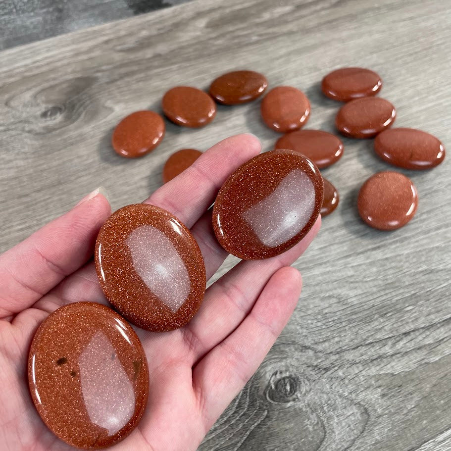 Gemstone Palm Stones 45mm – Bulk Crystal Supplies