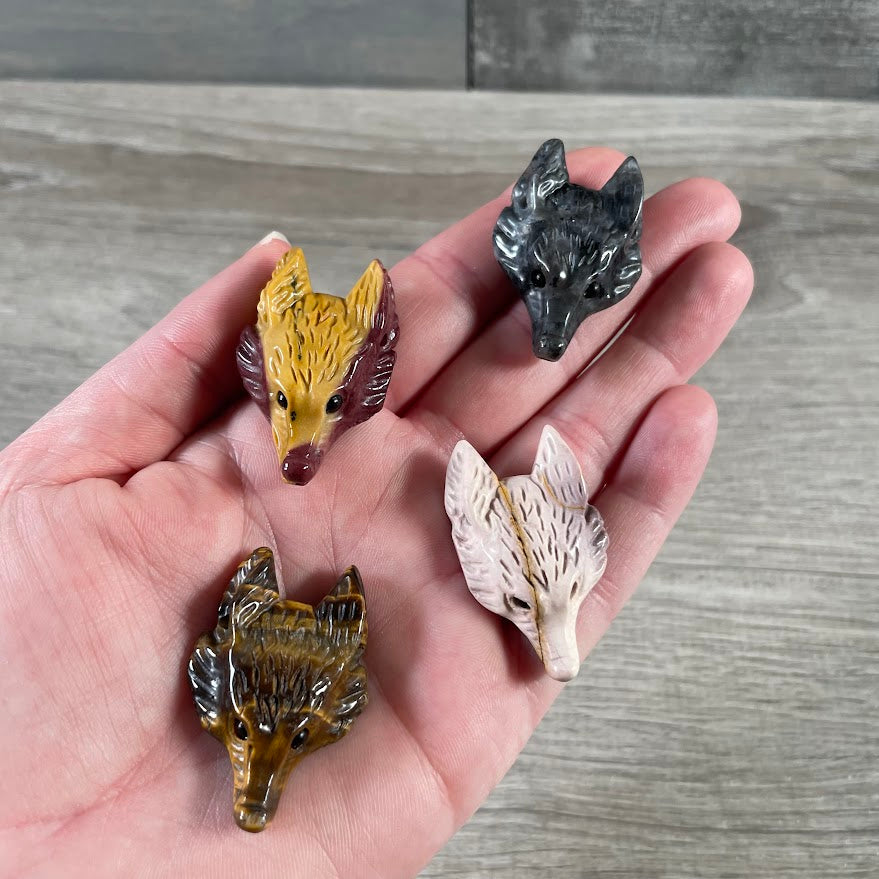 Fox Head Gemstone Pendants – Wholesale Animal Spirit Jewelry