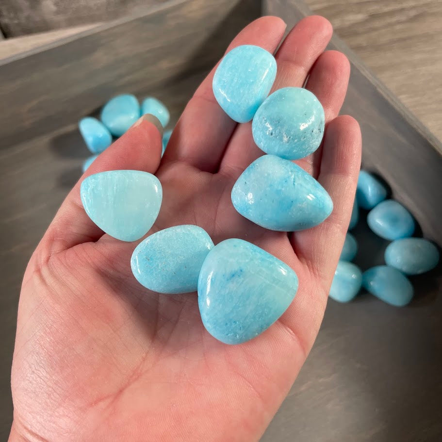 Hemimorphite tumbled wholesale supply