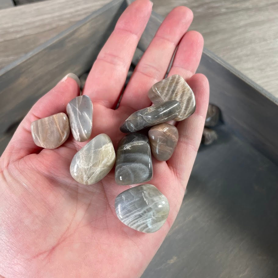 Tumbled moonsone, wholesale for rock shops