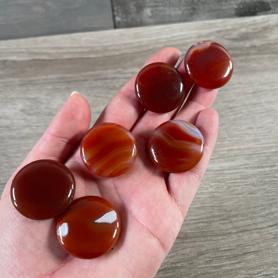 Gemstone Round Disks – Calibrated Crystal Display Stones