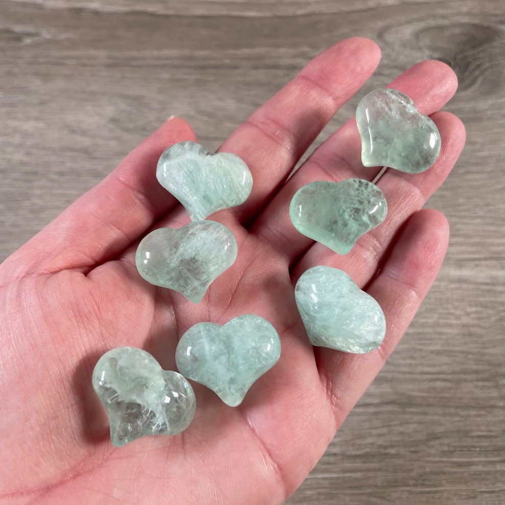 Gemstone Puffy Hearts 25mm – Bulk Crystal Hearts for Gift
