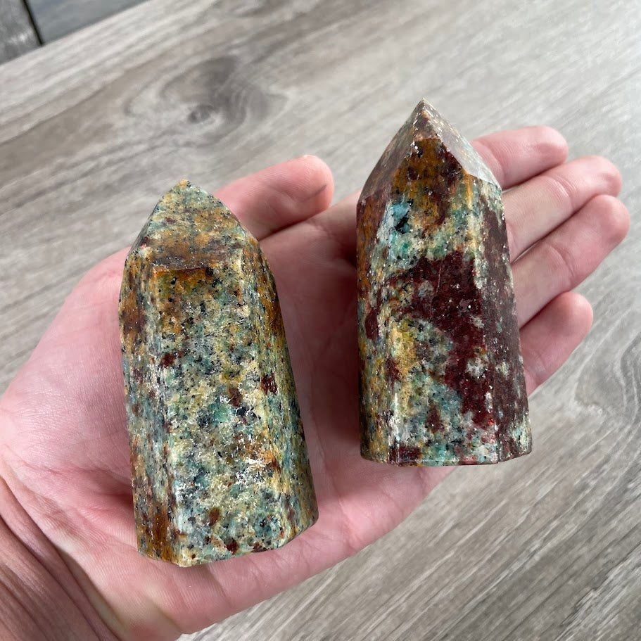 Amazonite in biotite bulk wholesale rock shop supply