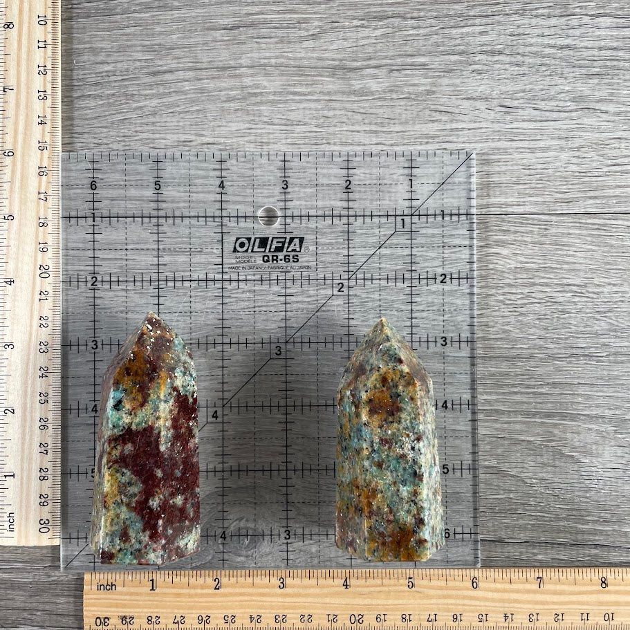 Amazonite with Biotite oblisk bulk