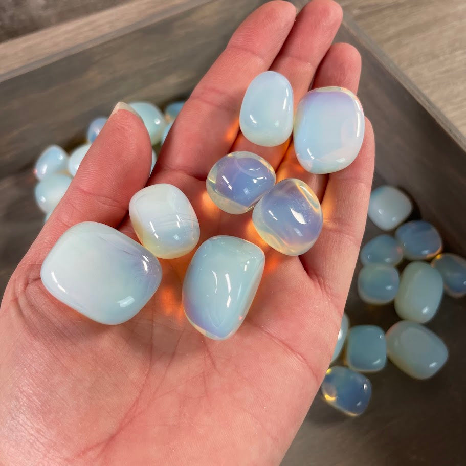 Bulk Opalite polished stones for metaphysical stores