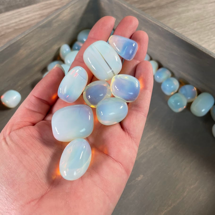 Wholesale Opalite tumbled gemstones for resale