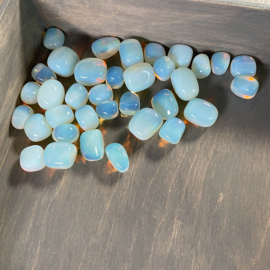 1 lb Opalite tumbled stones wholesale gift store supply
