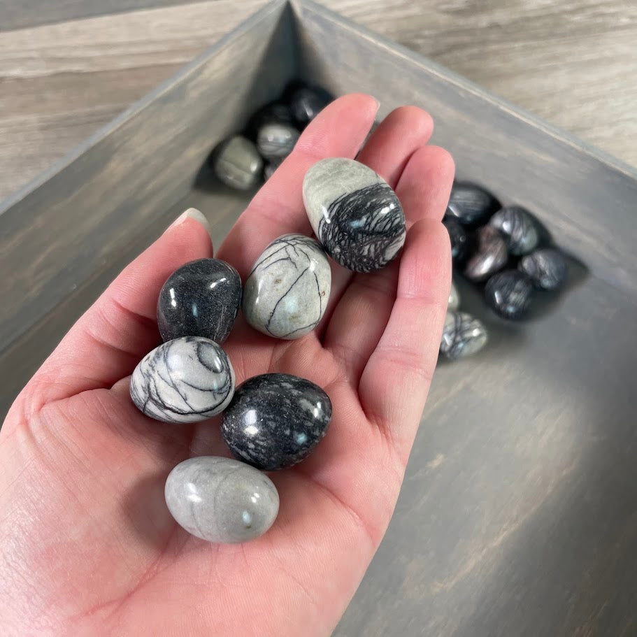 bulk spider web jasper polished stones for crystal shops