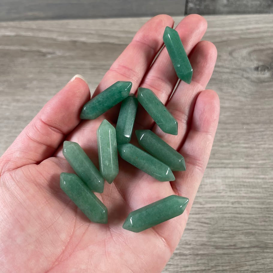 Aventurine wholesale small terminated wands for spiritual shops