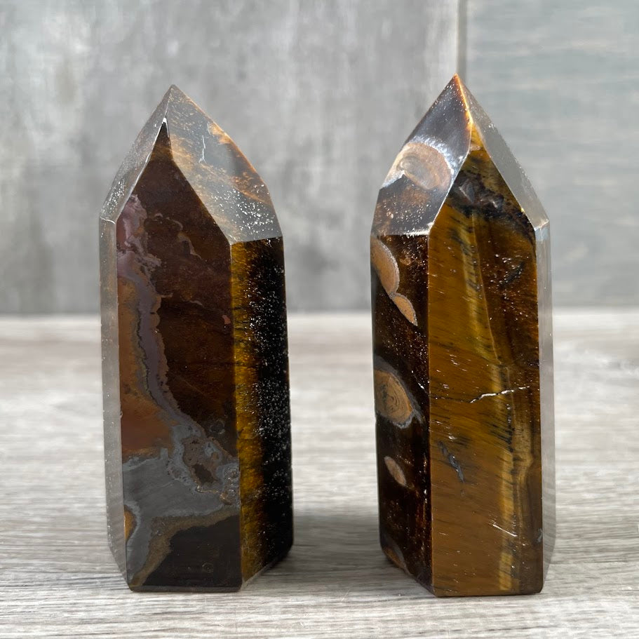Tiger eye Wholesale crystal obelisks for rock shops