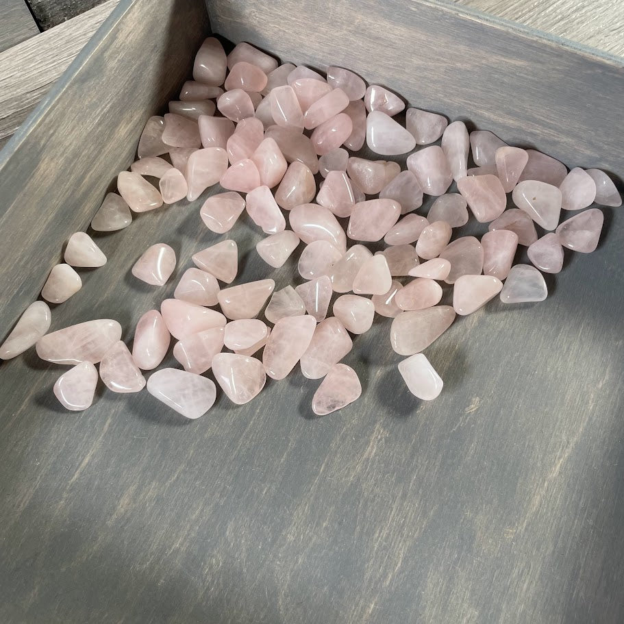 polished rose quartz stones 1 lb lot for crystal retailers