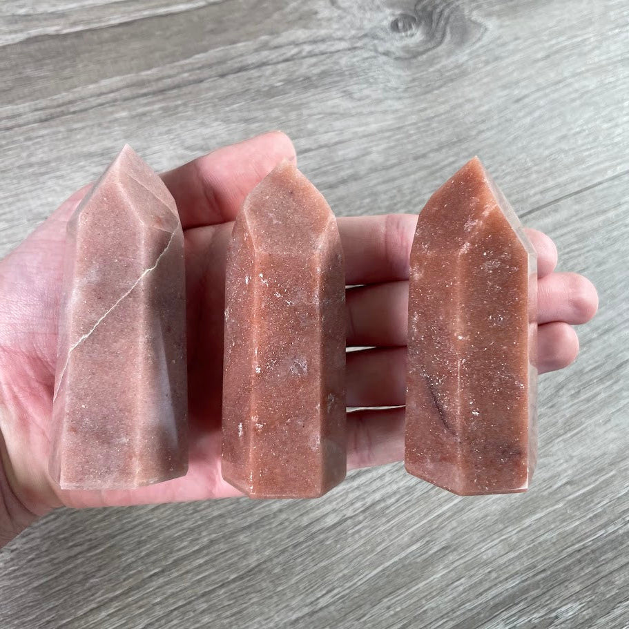 Red aventurine wholesale obelisk