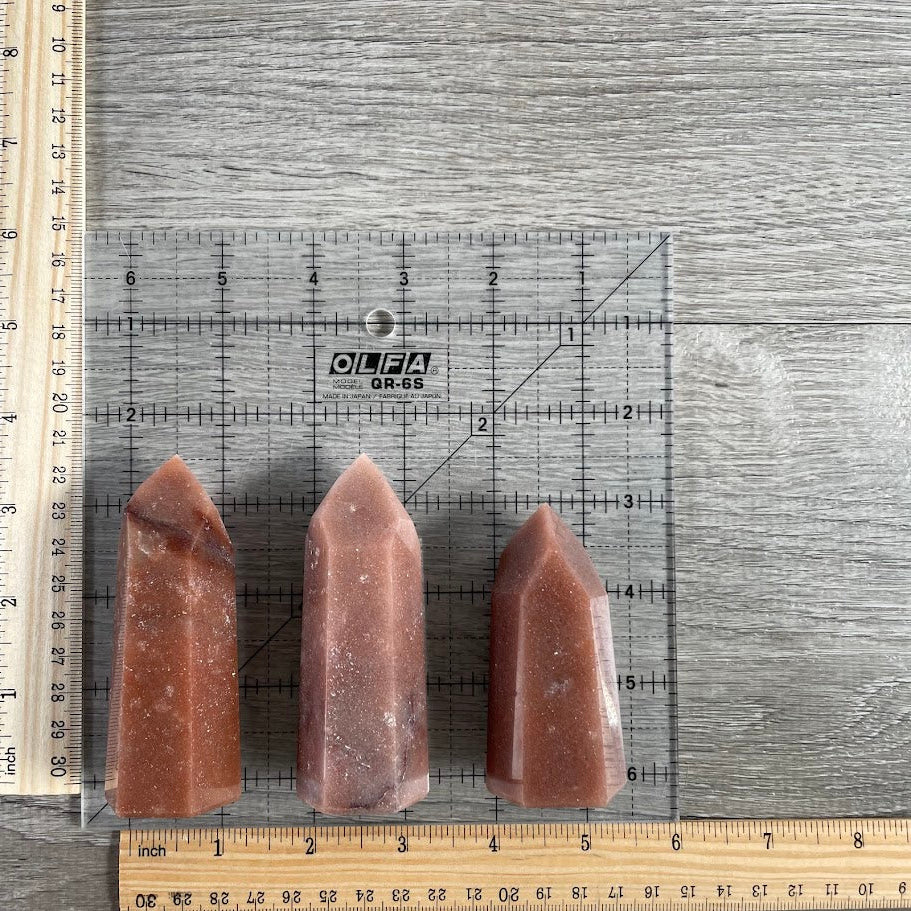 Red aventurine gift store crystals