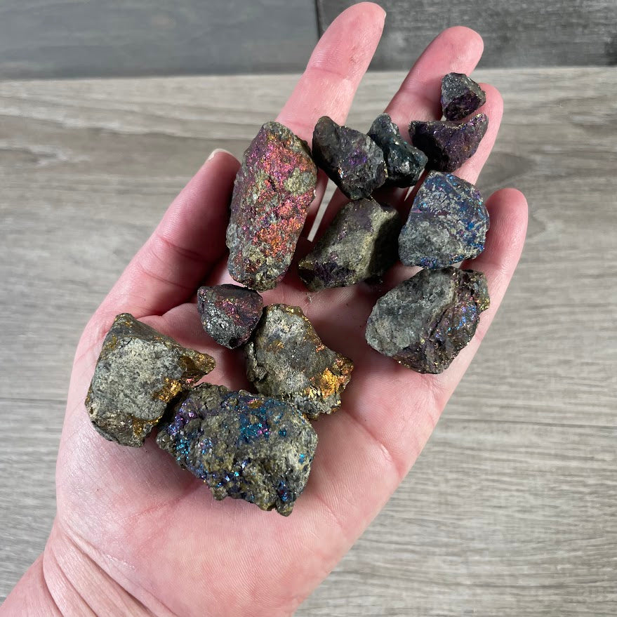 Peacock Ore Raw Rough Stones – 1 Pound Lot for Crystal Shops