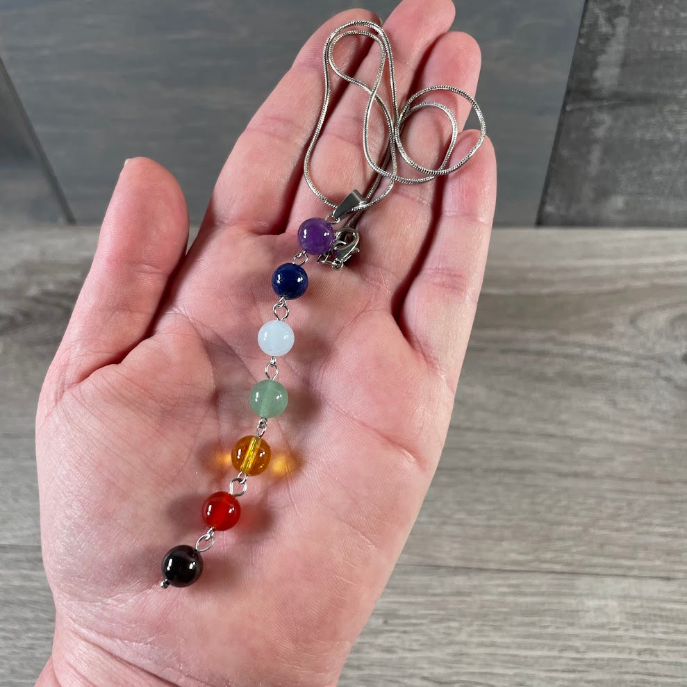 wholesale chakra crystal jewelry necklace
