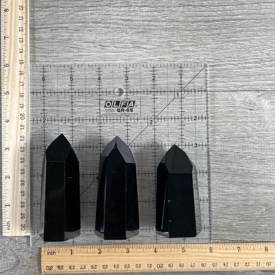 obsidian natural gemstone obelisk ideal for gift shops