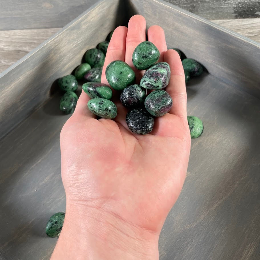 Ruby Zoisite stones for spiritual stores, bulk orders