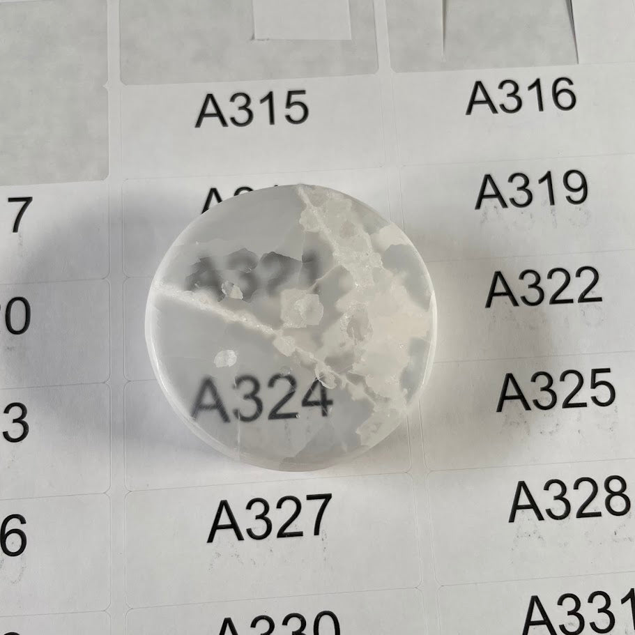 round tv stone selenite plate wholesale