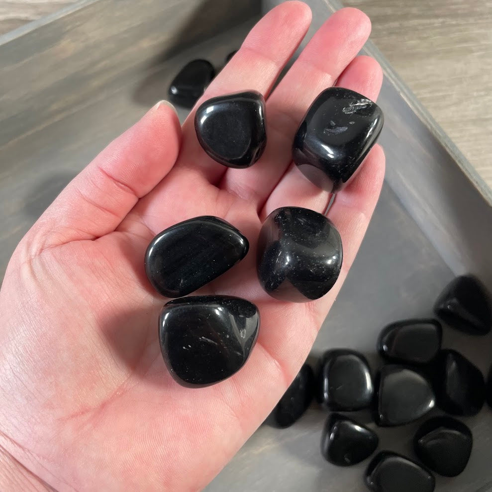 tumbled obsidian crystals for retail shops
