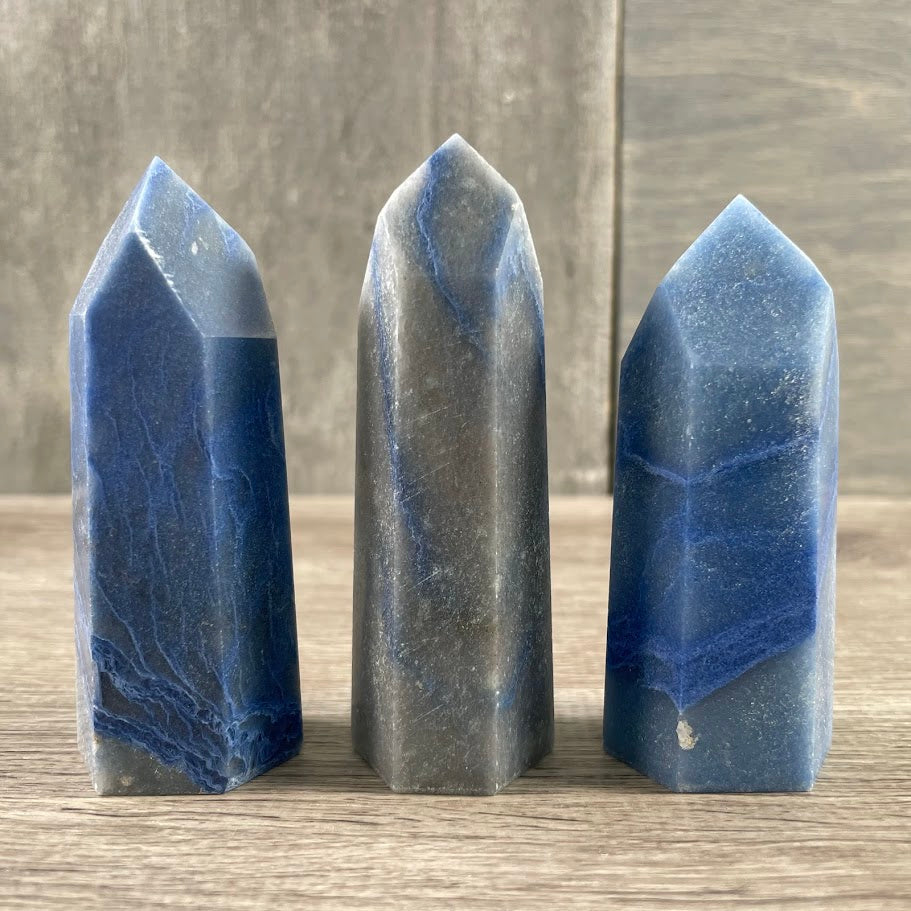 blue quartz from Brazil for metaphysical stores