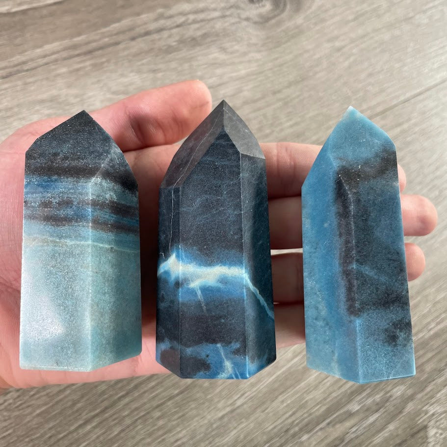 Brazilian Crystal Obelisks Wholesale by Ounce