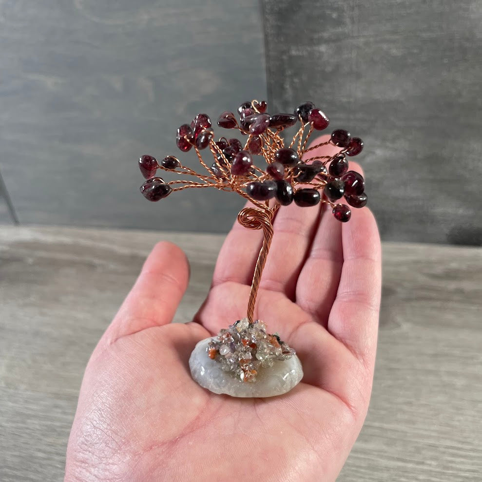 garnet crystal tree for retailers