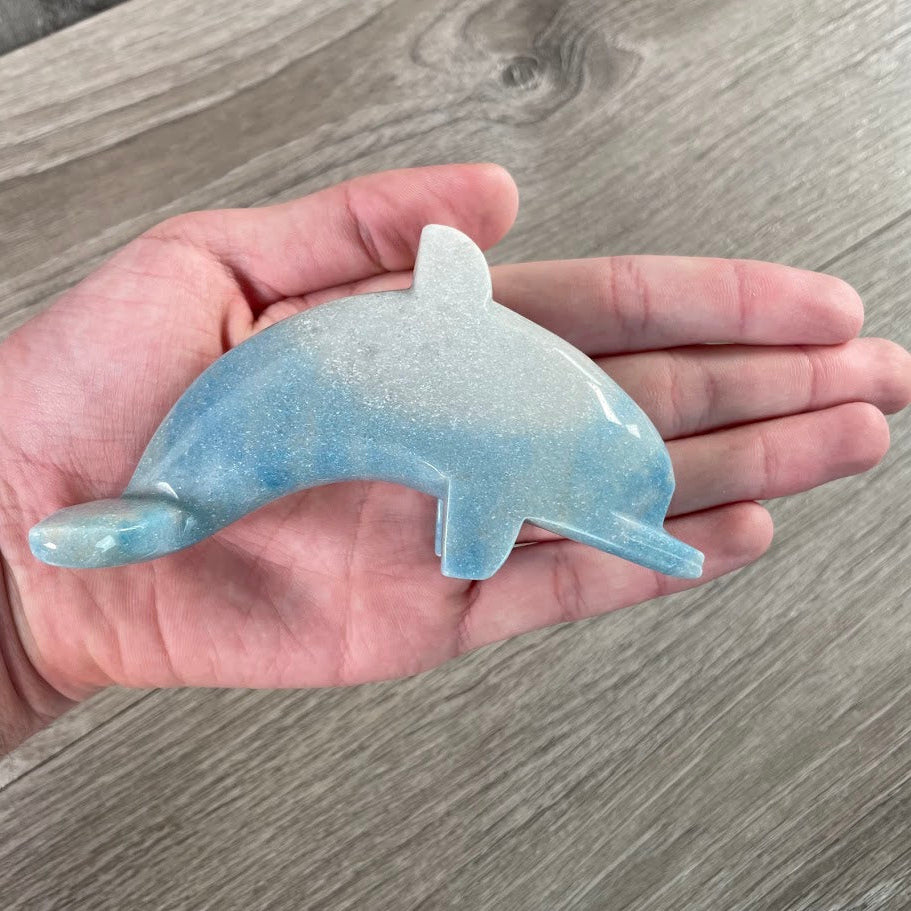 Metaphysical Trollite dolphin figurine for spiritual shops