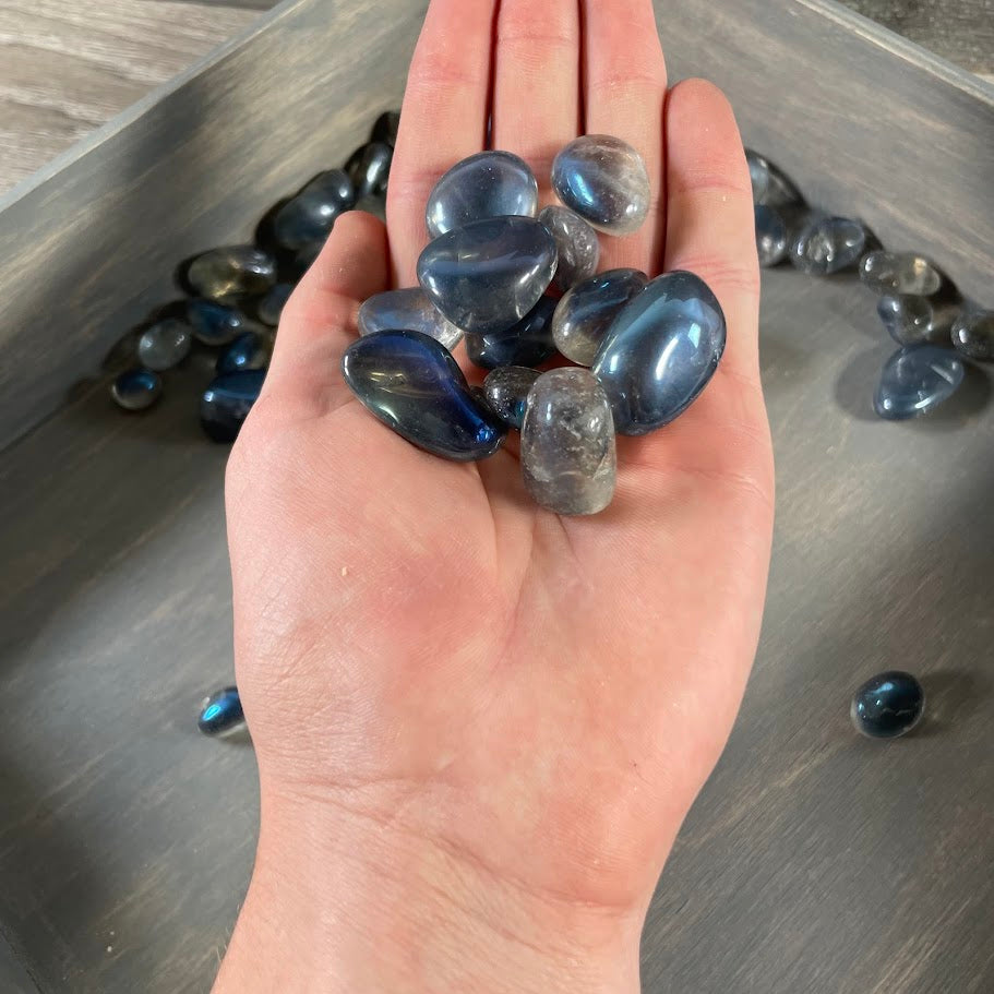 Iridescent aura healing stones by the pound