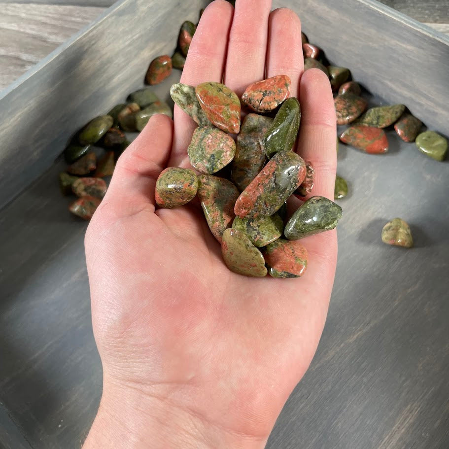unakite healing stones bulk for metaphysical shops