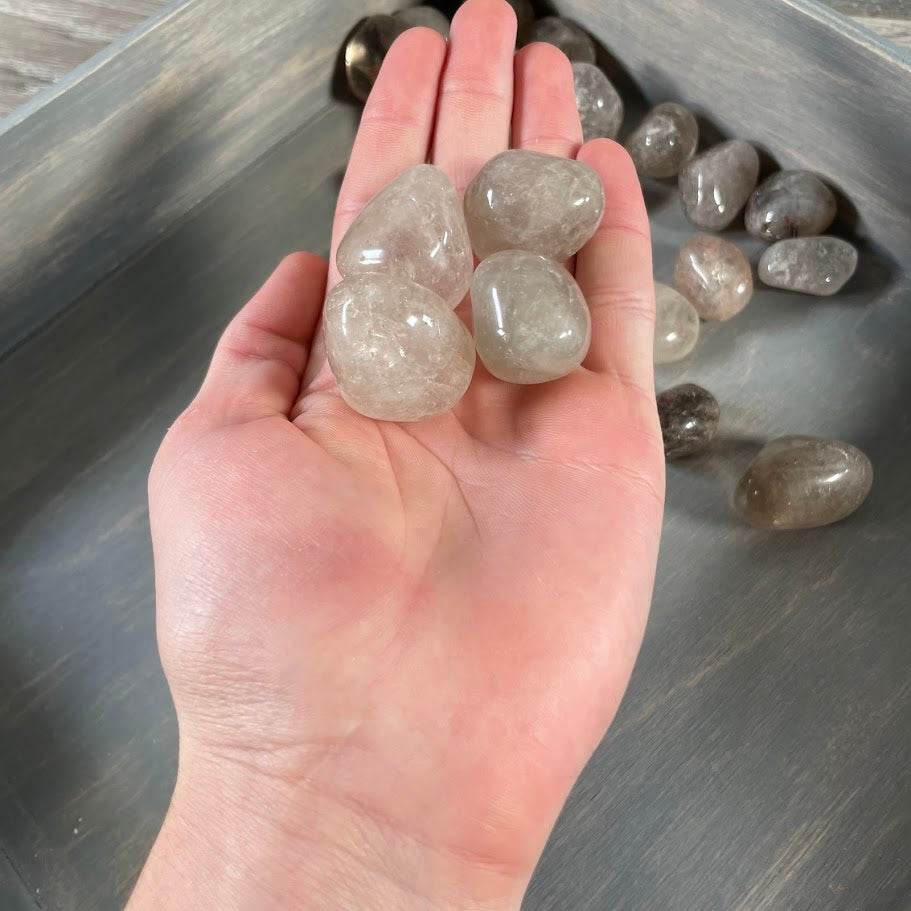 tumbled smoky quartz healing stones for spiritual shops