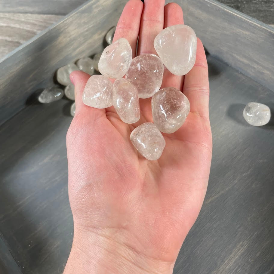 Polished Clear Quartz Healing Stones in Bulk