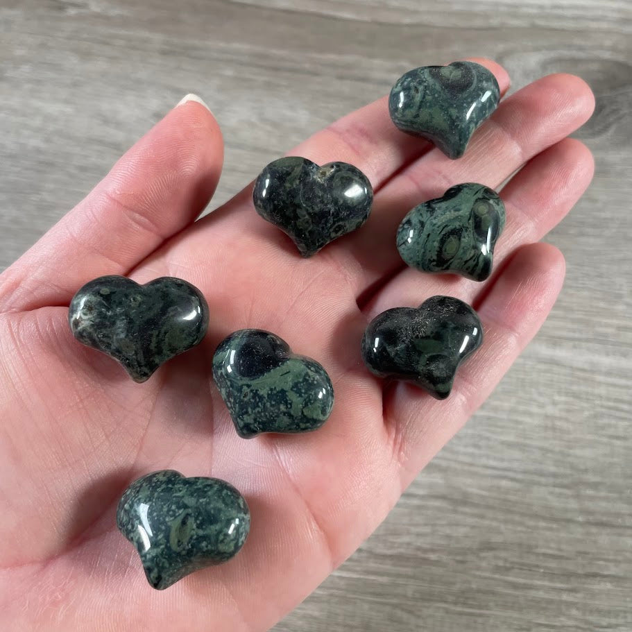 Gemstone Puffy Hearts 25mm – Bulk Crystal Hearts for Gift