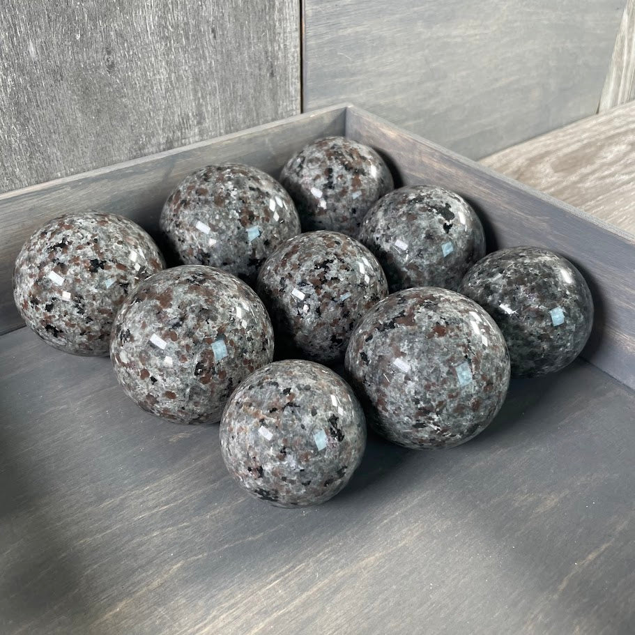 Flame stone spheres bulk lots