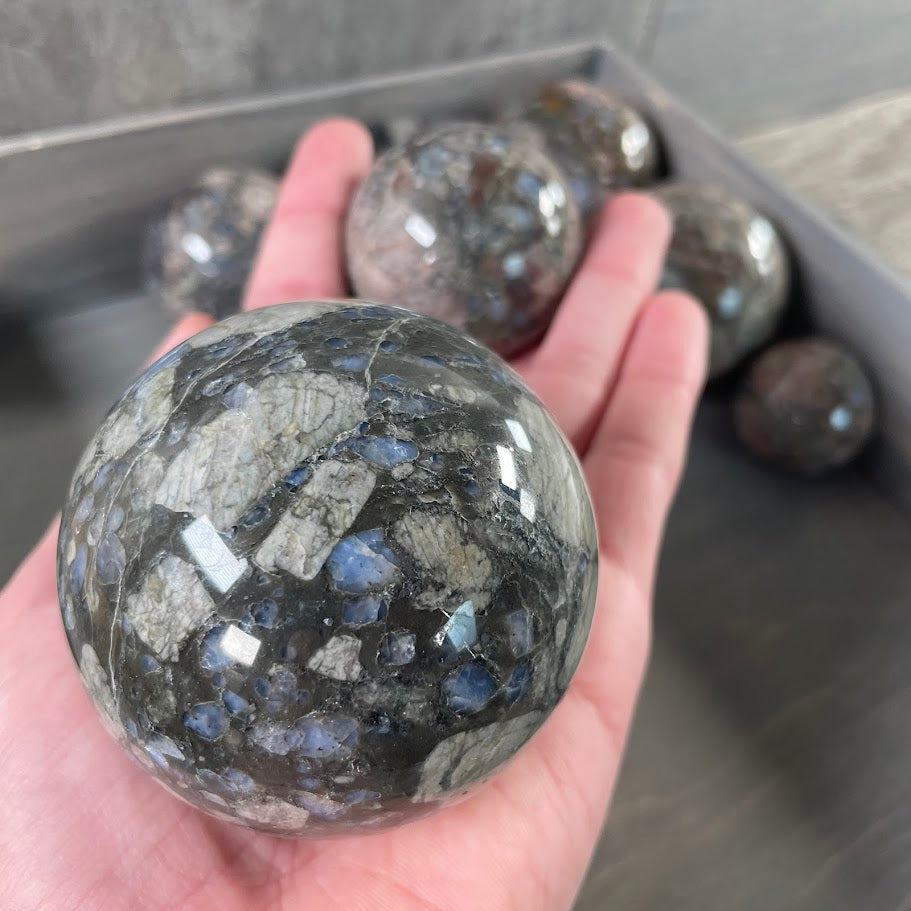 Natural crystal spheres