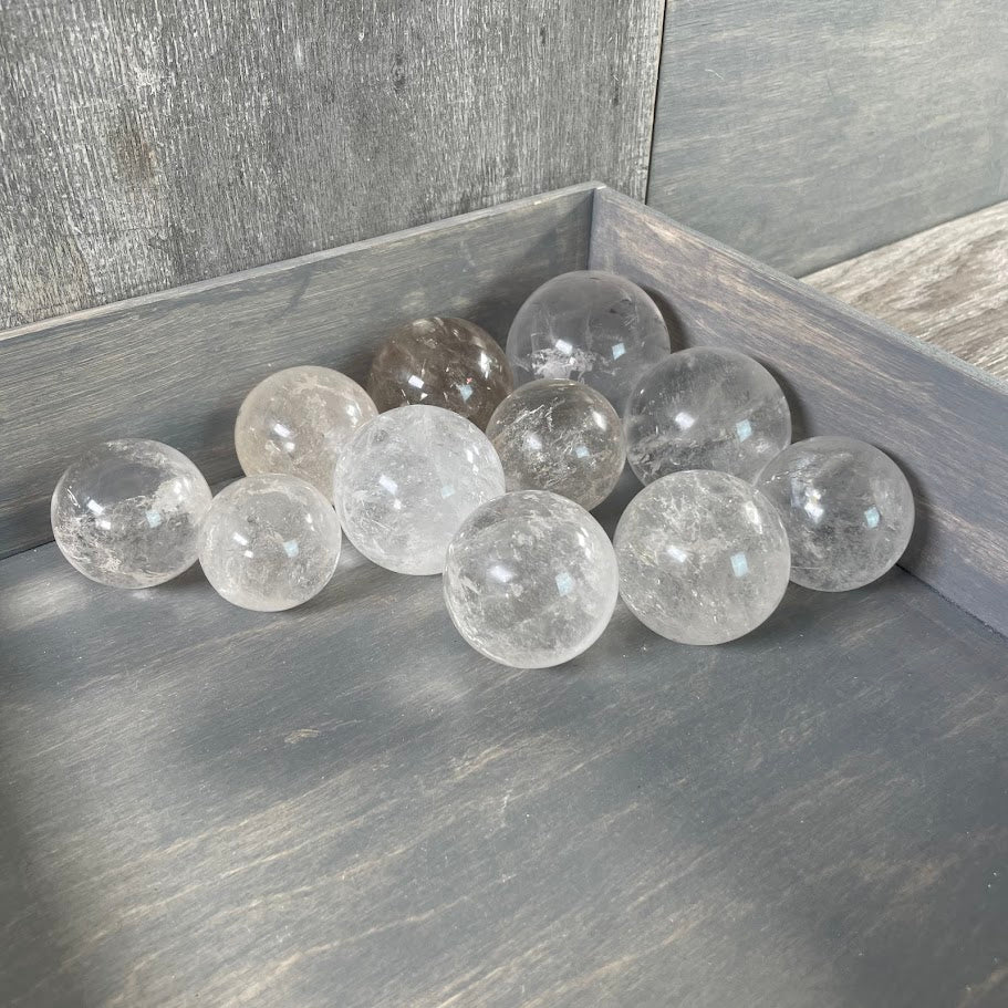 crystal spheres in bulk