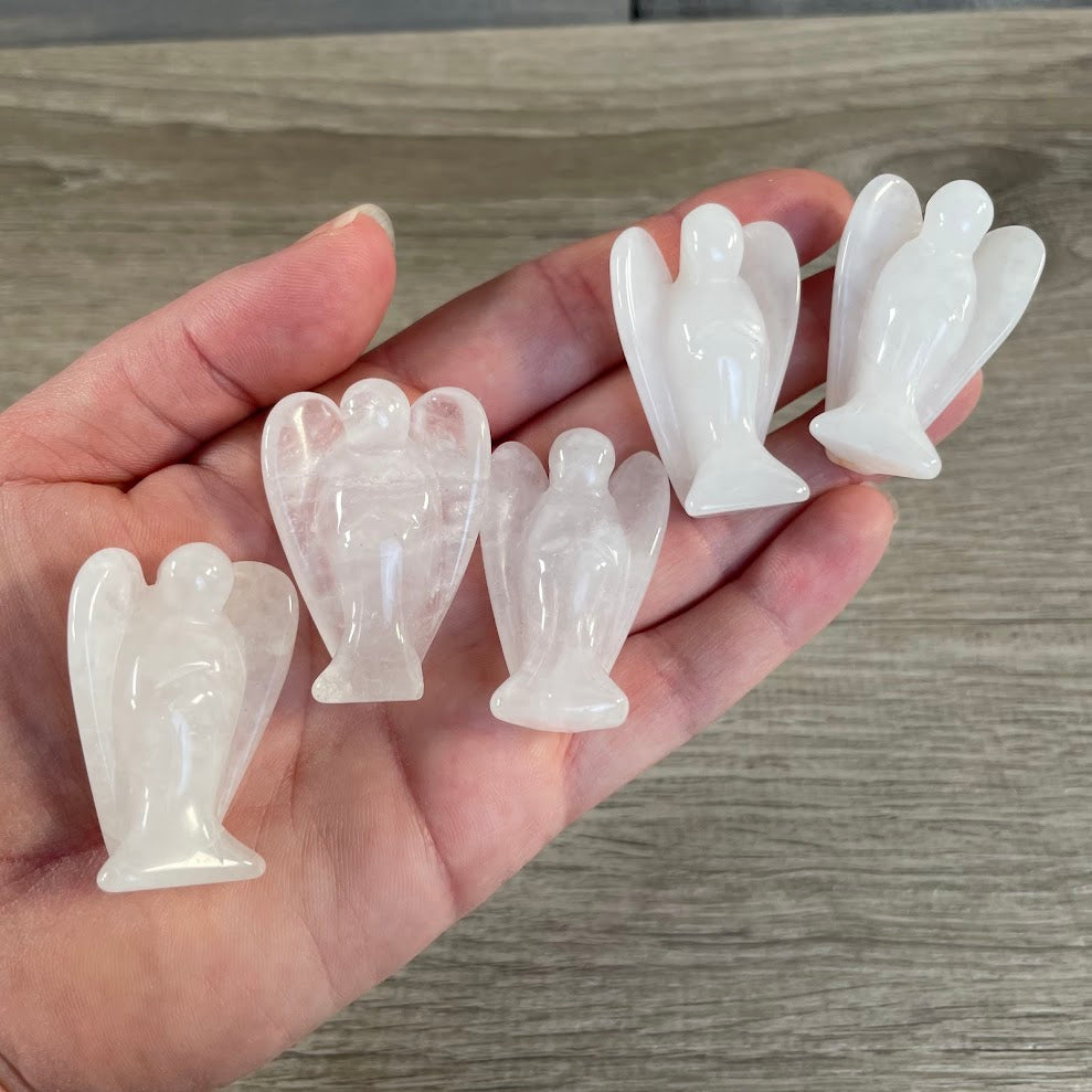 Gemstone Angel Figurine 1.5-Inch – Crystal Guardian